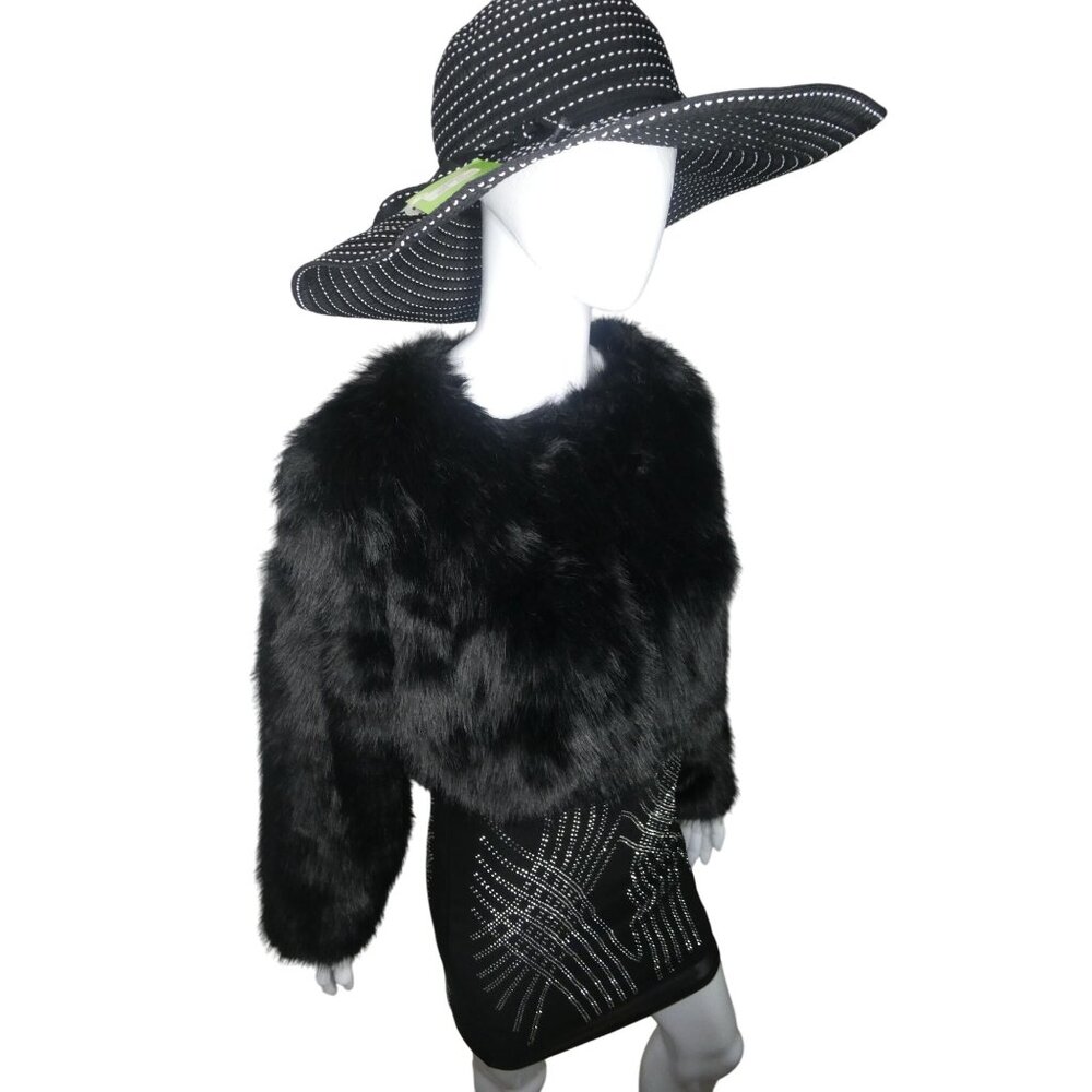 Say‎ What Women's Black Nite Out Caplet Size L